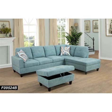 Andover Mills Russ Sectional With Ottoman Reviews Wayfair