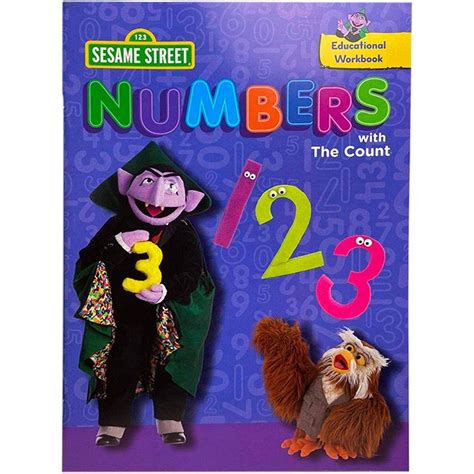 Shop Bazic Sesame Street Educational Workbook Numbers With The Count