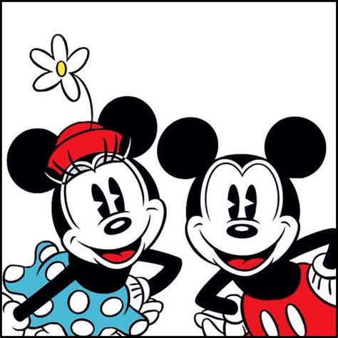 Classic Mickey And Minnie Mouse Minnie Et Mickey Pinterest