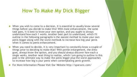 Make A Dick Bigger Best Porno Comments 2