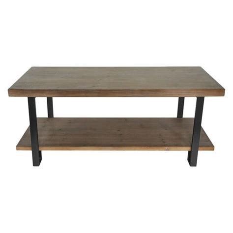 Industrial 2 Tier Coffee Table In Natural By Coast To Coast By Coast To
