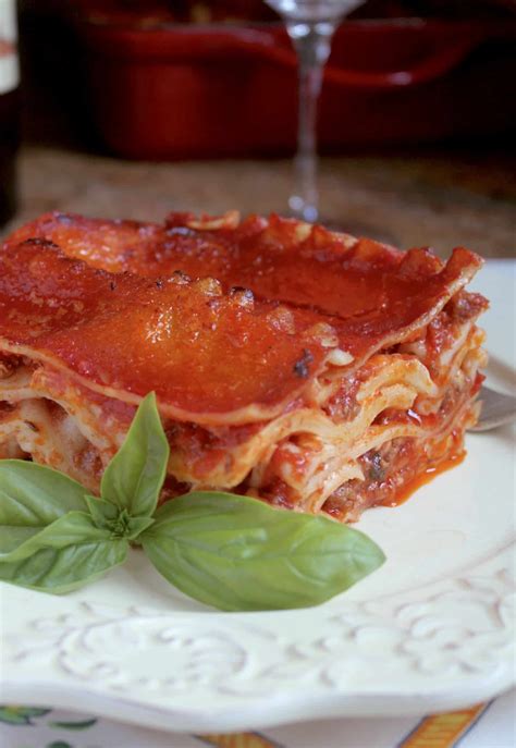 Lasagna (Traditional Italian Recipe) Easy Step by Step Directions ...