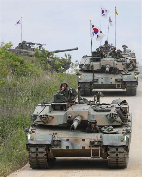 K1a1 Rokit Republic Of Korea Armed Forces Army Vehicles Tanks