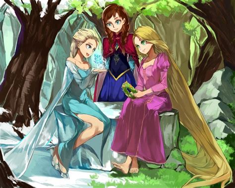 Frozen X Tangled Crossovers Rotbtd Pinterest Frozen And Tangled