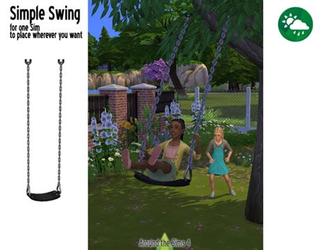 Simple Swing By Sandy At Around The Sims 4 Sims 4 Updates