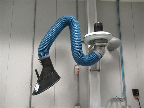 Nederman 02500270 Wall Mounted Fume Extraction System With Flexible