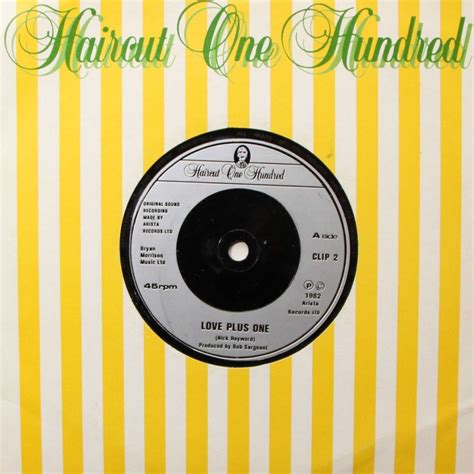 Favourite shirts (boy meets girl). Haircut One Hundred (100) - Love Plus One - Vinyl Clocks