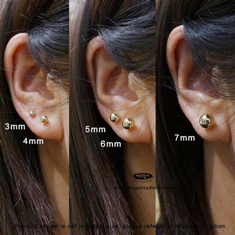 14k White Gold Stud Earrings 14k Gold Studs Diamond Earrings