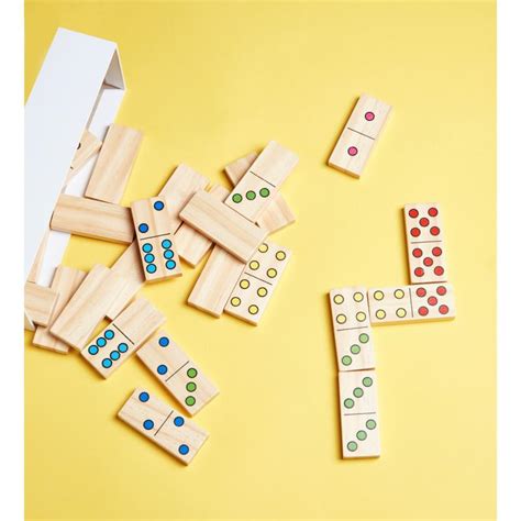 Buy Math Dominos For Kids Wooden Dominoes With Numbers Colored Dots
