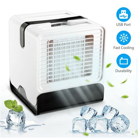 Getting to the debate of air cooler versus air conditioner, here's everything you need to know. Mini Portable Air Conditioner Personal Unit Water Cooling ...