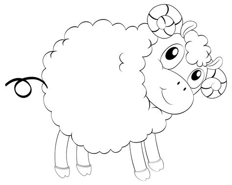 20 Cute Animal Outlines Free Coloring Pages