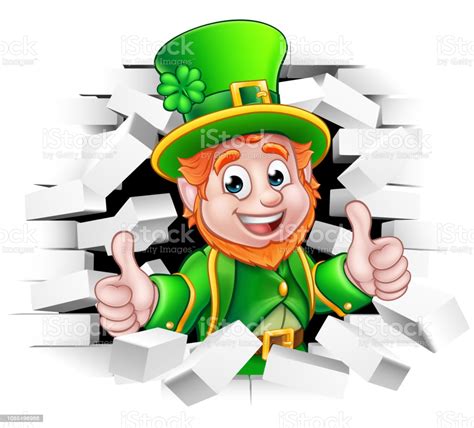 Cartoon Leprechaun St Patricks Day Stock Illustration - Download Image ...