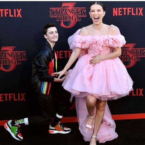 Millie Bobby Brown And Noah Schnapp Attend The Premiere Of Stranger