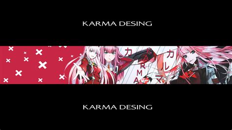 Zero Two Banner By Karmadesing On Deviantart