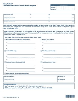 Federal bank credit card application form. Navy Federal Can I Remove Myself From A Joint Bank Account - Fill Online, Printable, Fillable ...