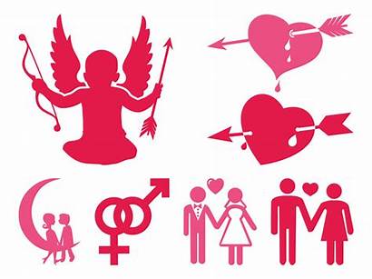 Vector Clipart Cupid Marriage Icons Clip Graphics