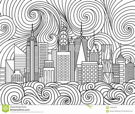 Best Ideas For Coloring Nyc Skyline Coloring Page