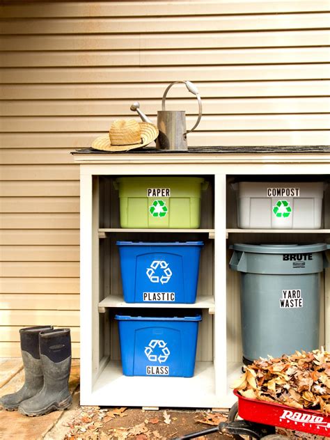 How To Build An Outdoor Recycling Center Hgtv