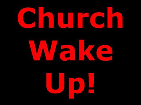 She Writes Him Church Wake Up