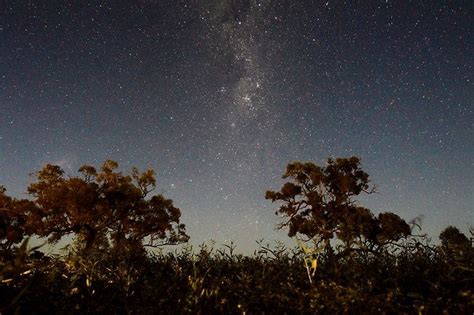 Milky Way Over Outback Australia At Lake Buloke The Australian