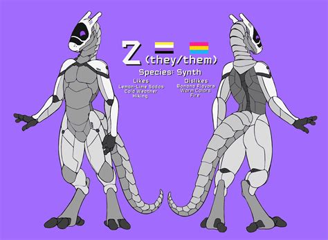 Reference Sheet For Z The Synth Using Vadersans Base I Like The Way