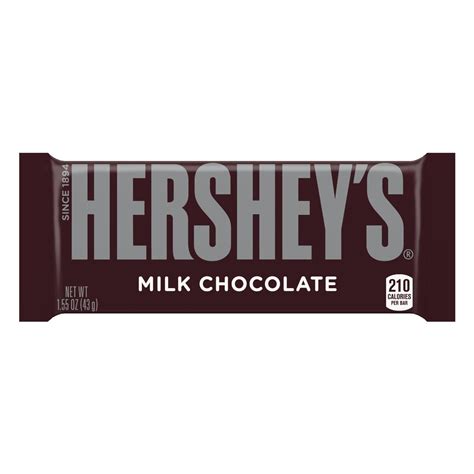 Hersheys Milk Chocolate Bar 155 Ounce Bars Pack Of 36