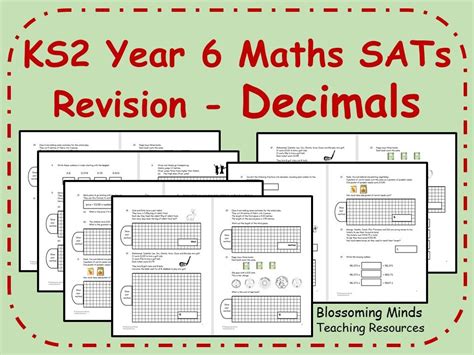 ks2 year 6 maths sats decimals revision teaching resources year 6 maths teaching