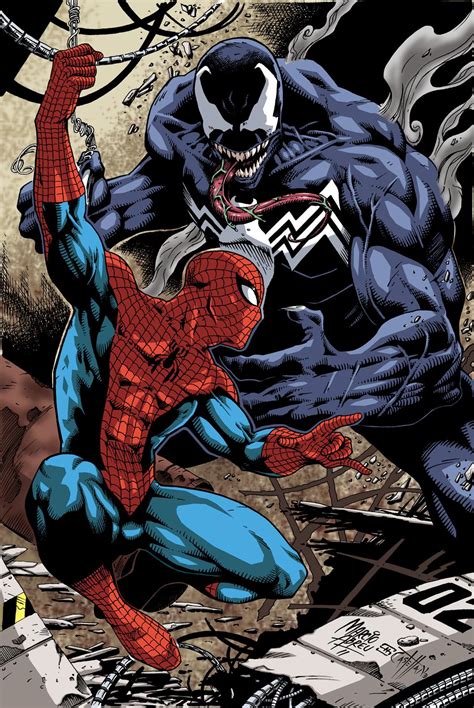 Spiderman Vs Venom By Marcio Friendly Rcomicbooks