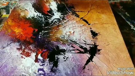 New Acrylic Abstract Painting Abstract Art Demonstration