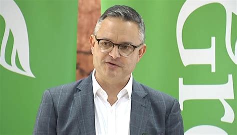 Election 2023 Greens Co Leader James Shaw Delivers Speech At Partys