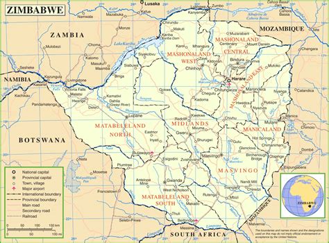 Check spelling or type a new query. Zimbabwe political map