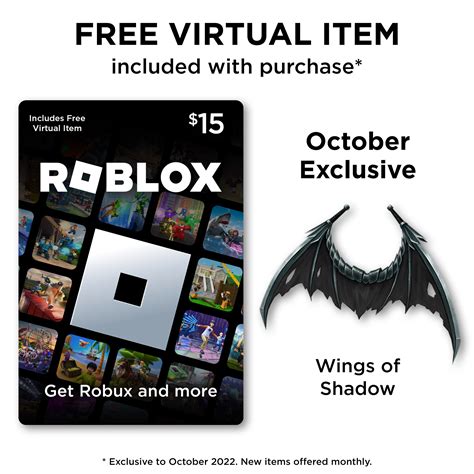 Roblox 15 Digital T Card Includes Exclusive Virtual Item Digital