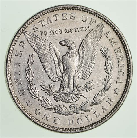 1890 Morgan United States Silver Dollar 90 Eagle Reverse Early