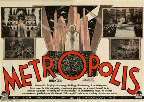 Part Of Vintage Sundays Metropolis Poster Metropolis Metropolis 1927