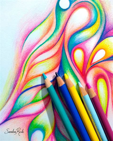√ Colored Pencil Abstract