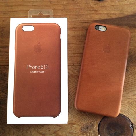 Just Received My Saddle Brown Leather Case For Iphone 66s Looks