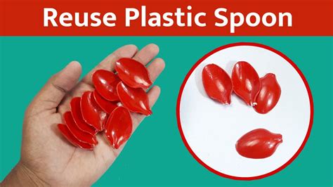 Craft With Waste Disposable Plastic Spoon Reuse Plastic Spoon Diy
