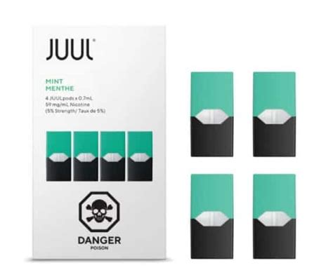 Introducing nicotine to the brain 10 years prior to that, without speaking of the. JUUL Mint Pods - 1.5%, 3% or 5% - Canadian (4 Pack ...