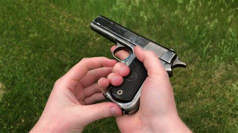 Colt 1903 Pocket Hammer Pov Firing Youtube