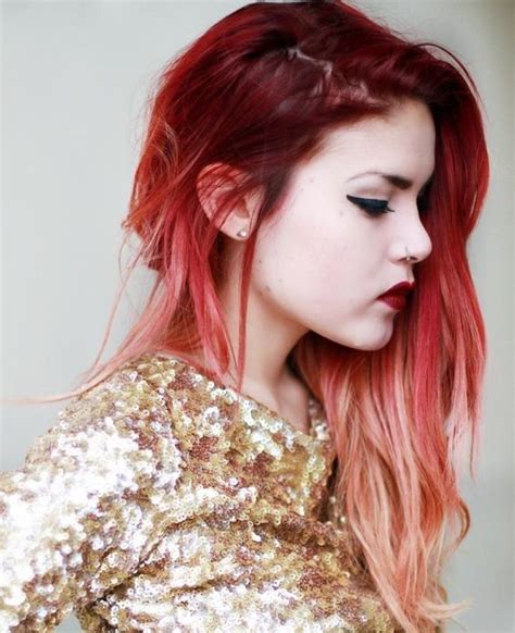 18 striking red ombre hair ideas popular haircuts teinture cheveux cheveux couleur cheveux