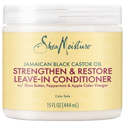 Buy Shea Moisture Leave In Conditioner With Jamaican Black Castor Oil For Hair Growth
