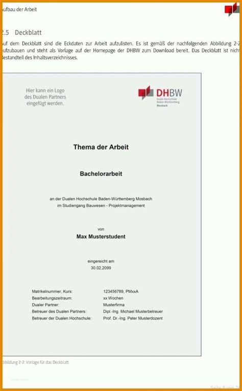 Eine vorlage für das deckblatt deiner facharbeit findest du im artikel. Vorlage Projektarbeit Word: 11 Phantasie Sie Müssen Es ...