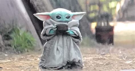 Baby Yoda Sipping Soup Threatens To Replace Kermit Sipping Tea 9gag