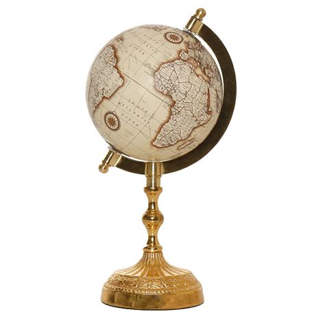 Decorative Gold Tabletop Desk Globe By Dibor