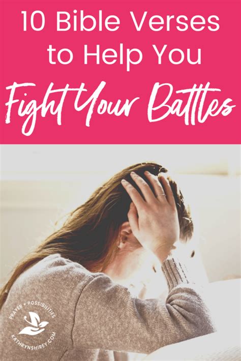 10 Bible Verses About Fighting Battles Of Life Prayer And Possibilities