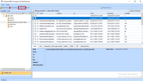 Free Dbx File Viewer Tool To Open And View Dbx Files Without Outlook