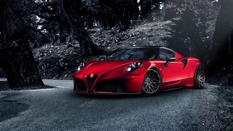 Speed up your car to the ramps and perform impossible extreme stunts! 2014 Alfa Romeo 4C By Pogea Racing Wallpapers | HD Wallpapers | ID #12612