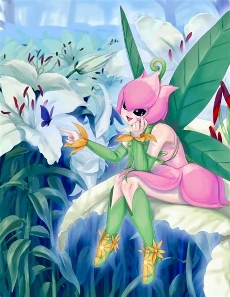 Lilymon 🌸 With Images Digimon Digital Monsters Digimon Adventure