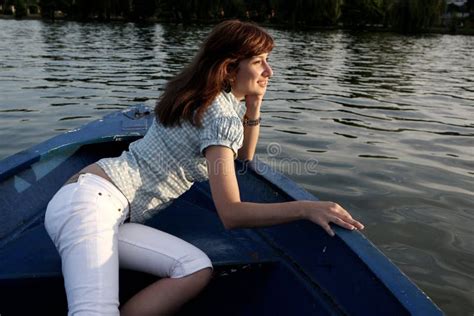 Girl On A Boat Stock Image Image Of Boats Parks Ship 5977639