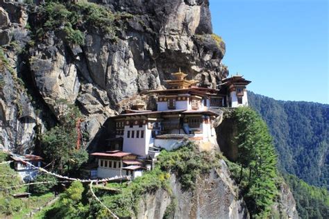 Tigers Nest Monastery In Paro Valley Bhutan Stunning View Breathtaking